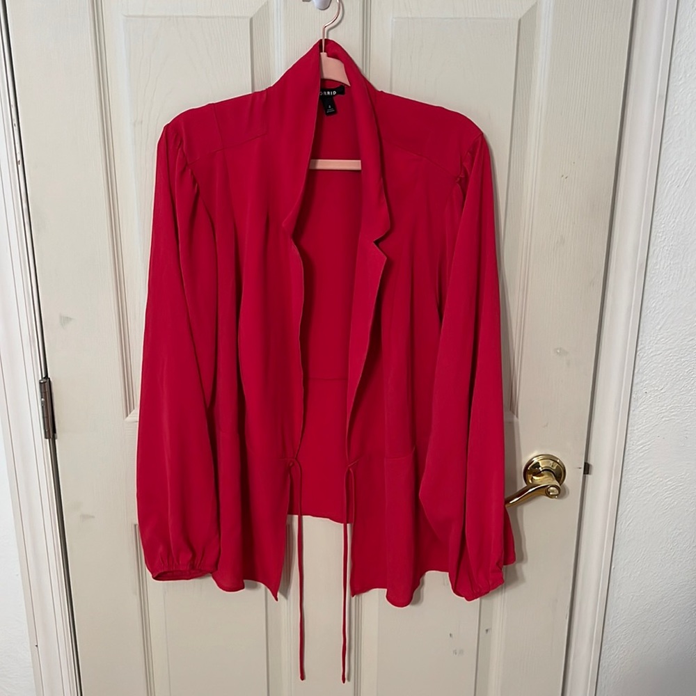 Torrid, Pink/Red Light weight Jacket